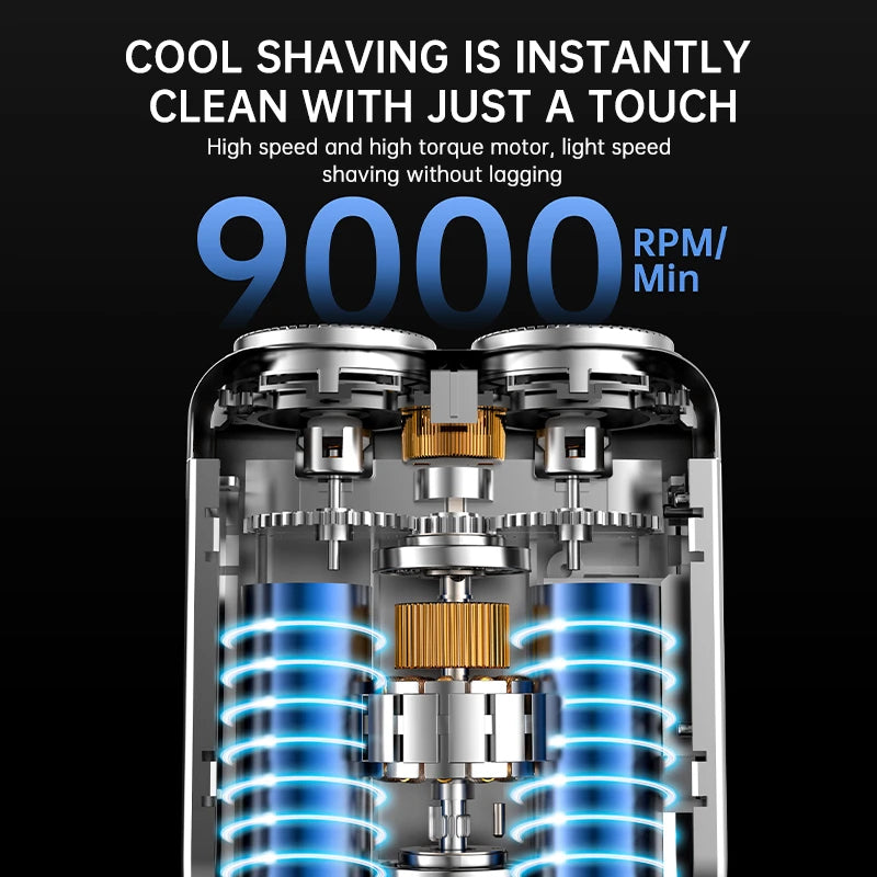 Electric Smart Shaver with Digital Display