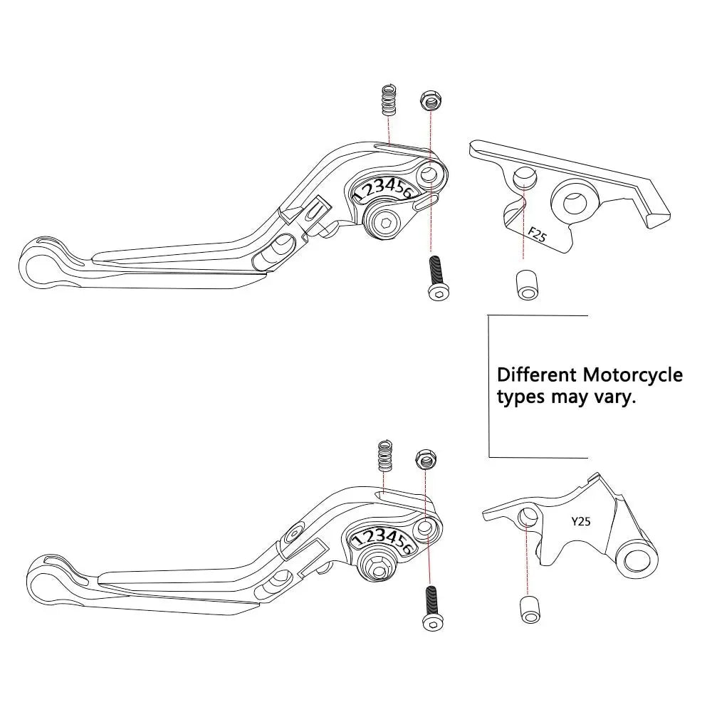 Adjustable Folding Brake Clutch Levers for CFMOTO