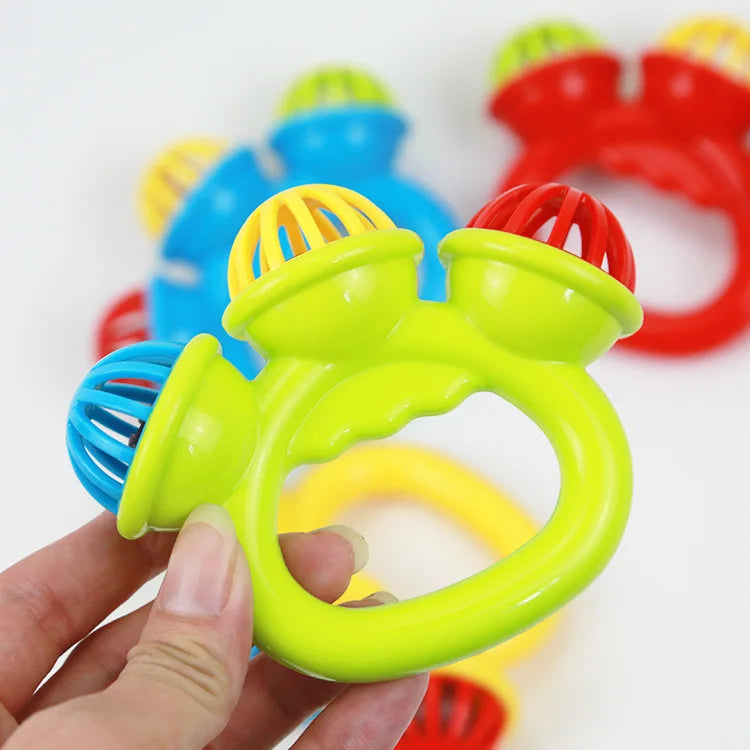 1-4PCS Baby Hand Rattle Ball Sensory Toys