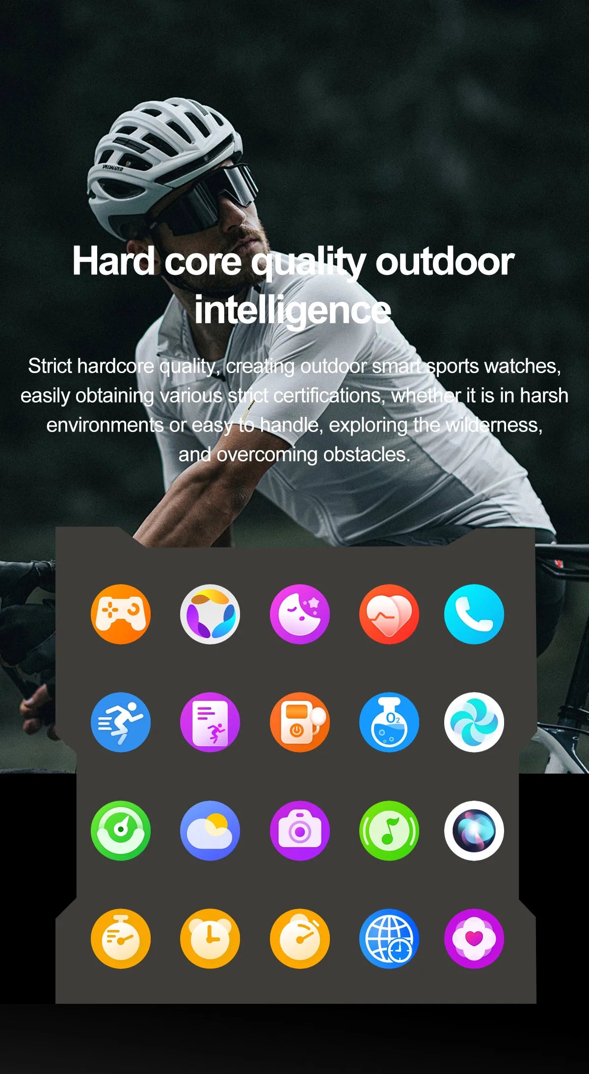 2.06" AMOLED Smart Watch Wireless Charging