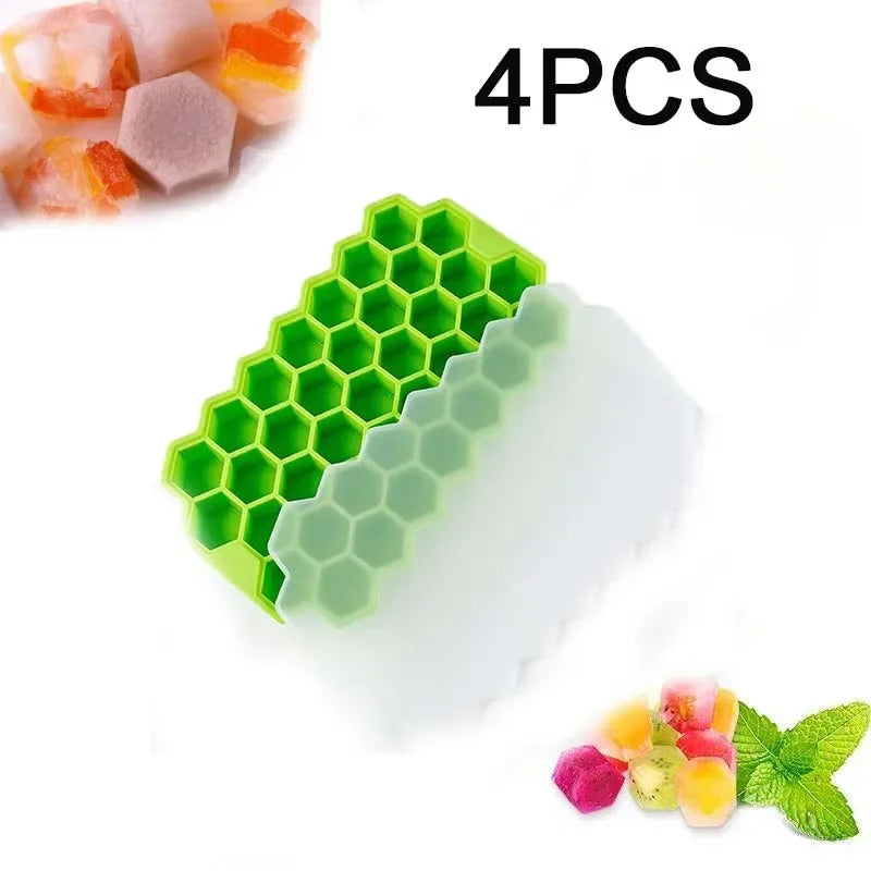 148-Cavity Honeycomb Ice Cube Tray – Chill More, Refill Less