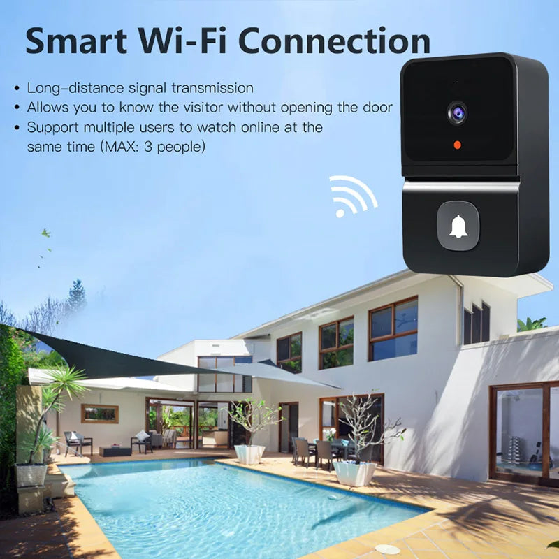 Z30 Smart WiFi Video Doorbell with Night Vision