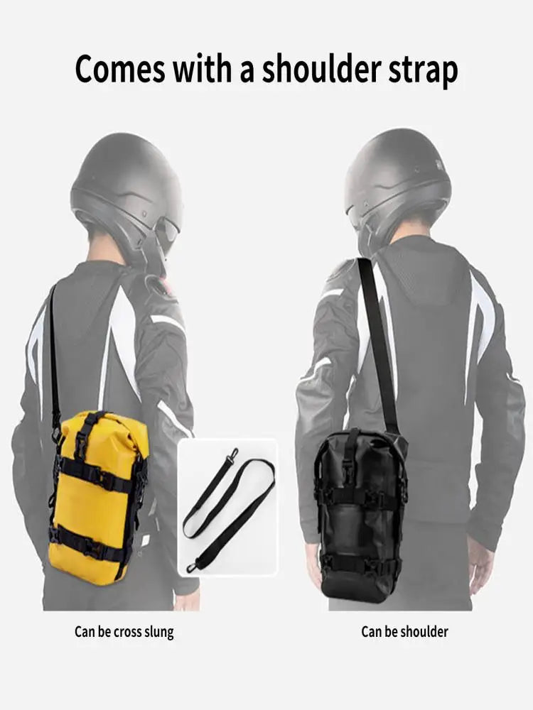 Carry essentials securely with this waterproof frame bag!