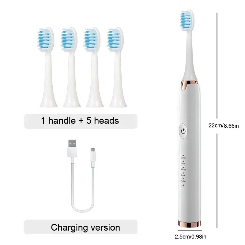 Smart Sonic Electric Toothbrush for Deep Cleaning