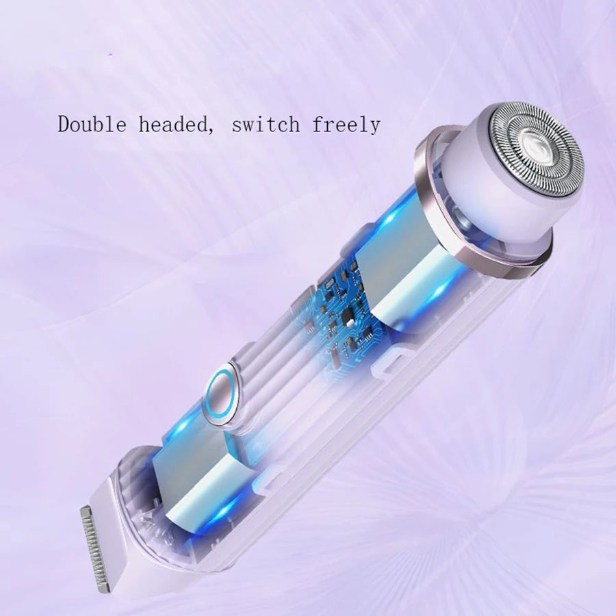 Smooth results with this 2-in-1 women’s electric shaver!