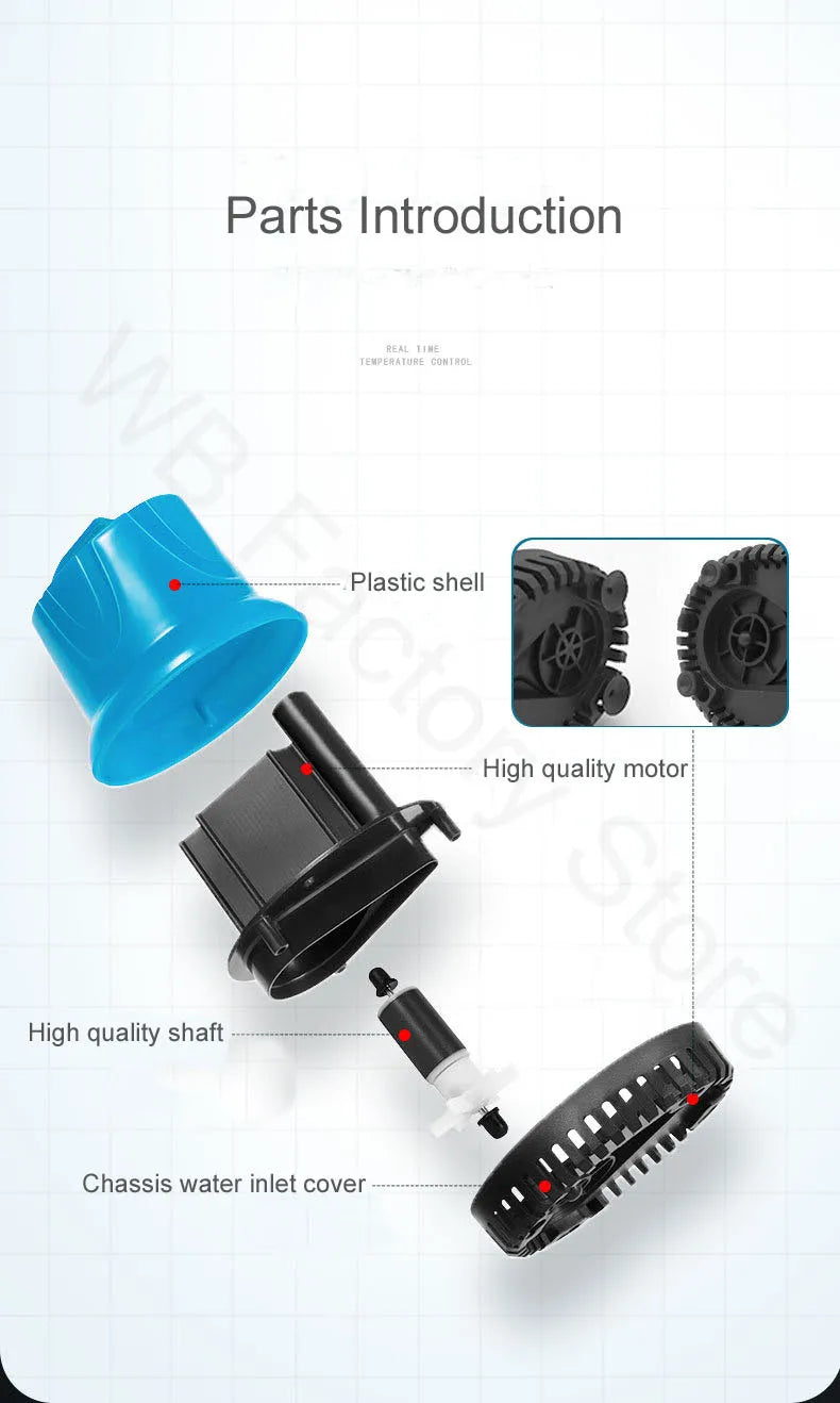 Submersible Aquarium Water Pump 220V EU Plug