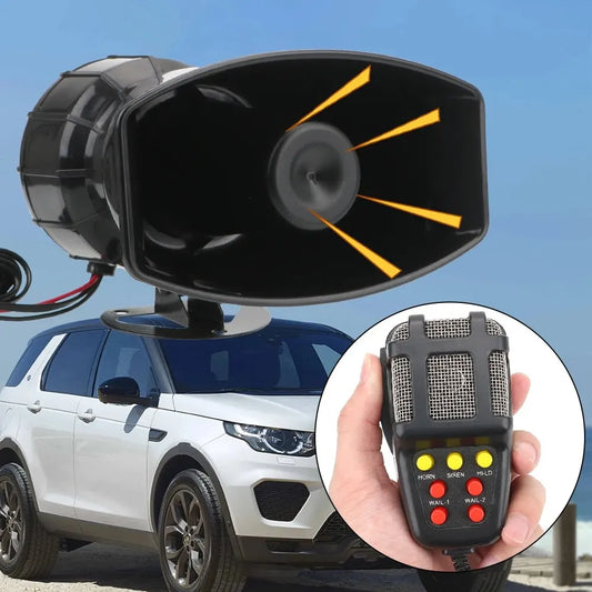 100W Car PA System Police Siren Megaphone