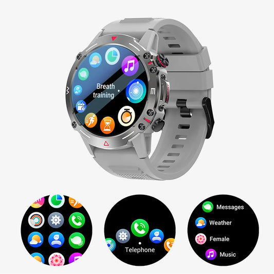 Smart Watch 1.43” Full Touch Waterproof Fitness Watch