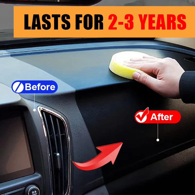 Car Plastic & Leather Restorer – Back to Black Gloss Coating