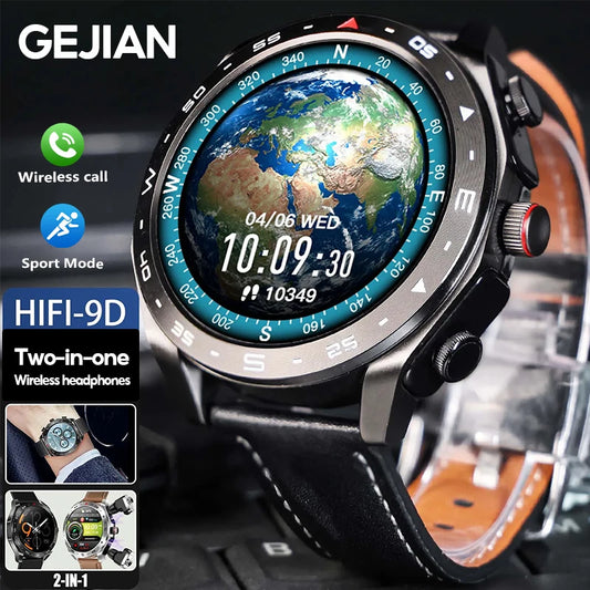 Smartwatch with Built-in TWS Earbuds