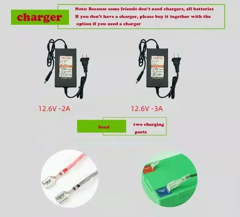 12V Lithium Battery 30Ah Rechargeable Power Pack