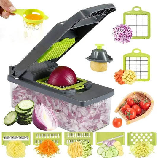 16-in-1 Vegetable Chopper & Slicer Kitchen Set