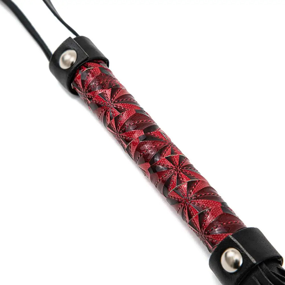 PU Leather Horse Riding Crop with Tassels