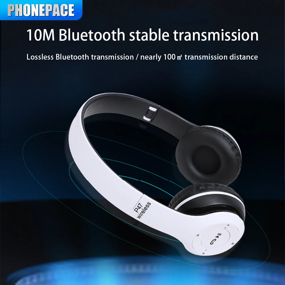 P47 Bluetooth 5.0 Wireless Folding Headset