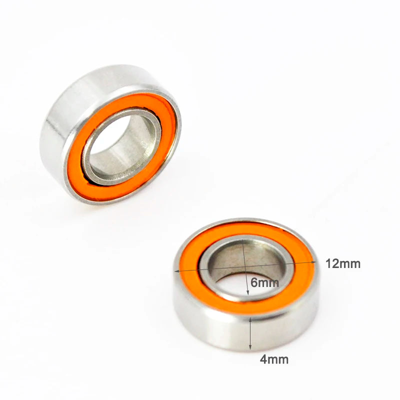 2pcs Hybrid Ceramic Bearing Stainless bait casting Spinning Fishing