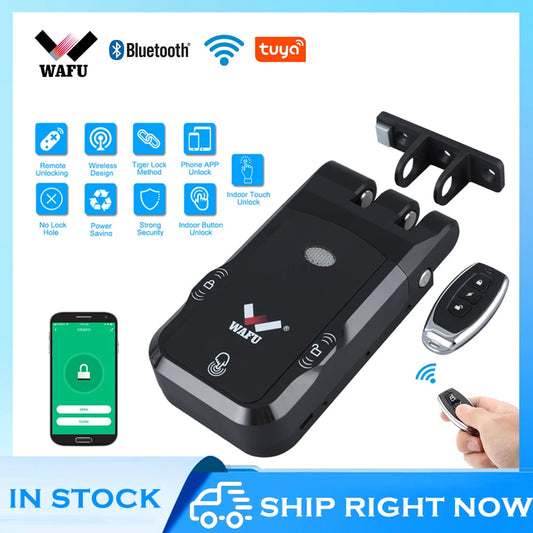 WAFU Tuya Smart Door Lock Invisible