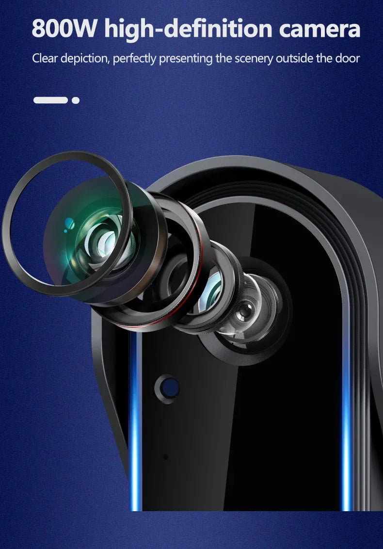 Wireless Visual Doorbell with 4.3" HD Screen