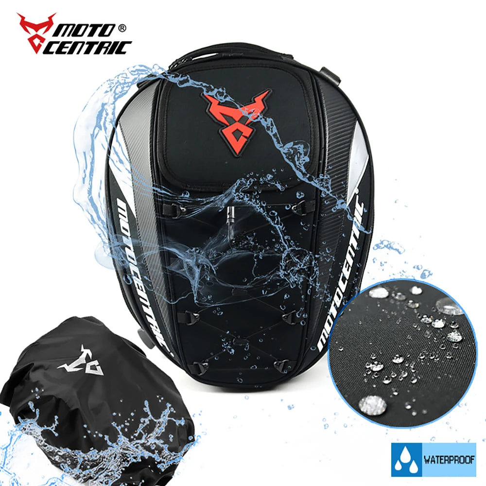 Waterproof Motorcycle Tail Bag – Helmet & Gear Storage