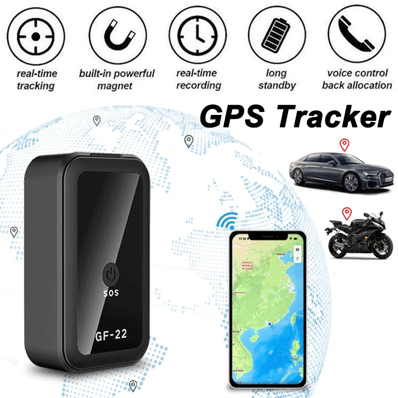 Secure your ride with GF 22 Mini Magnetic GPS Tracker!
