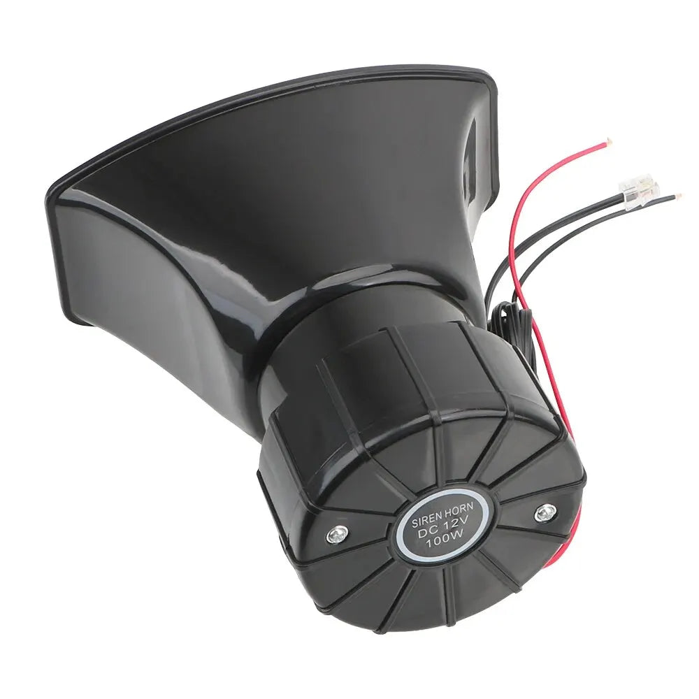 100W Car PA System Police Siren Megaphone