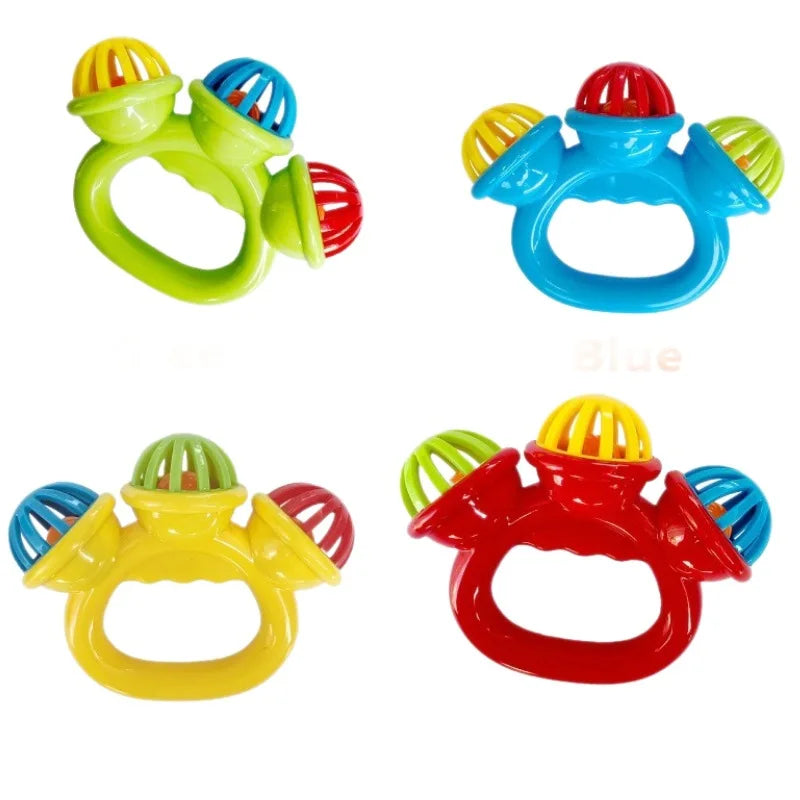 1-4PCS Baby Hand Rattle Ball Sensory Toys