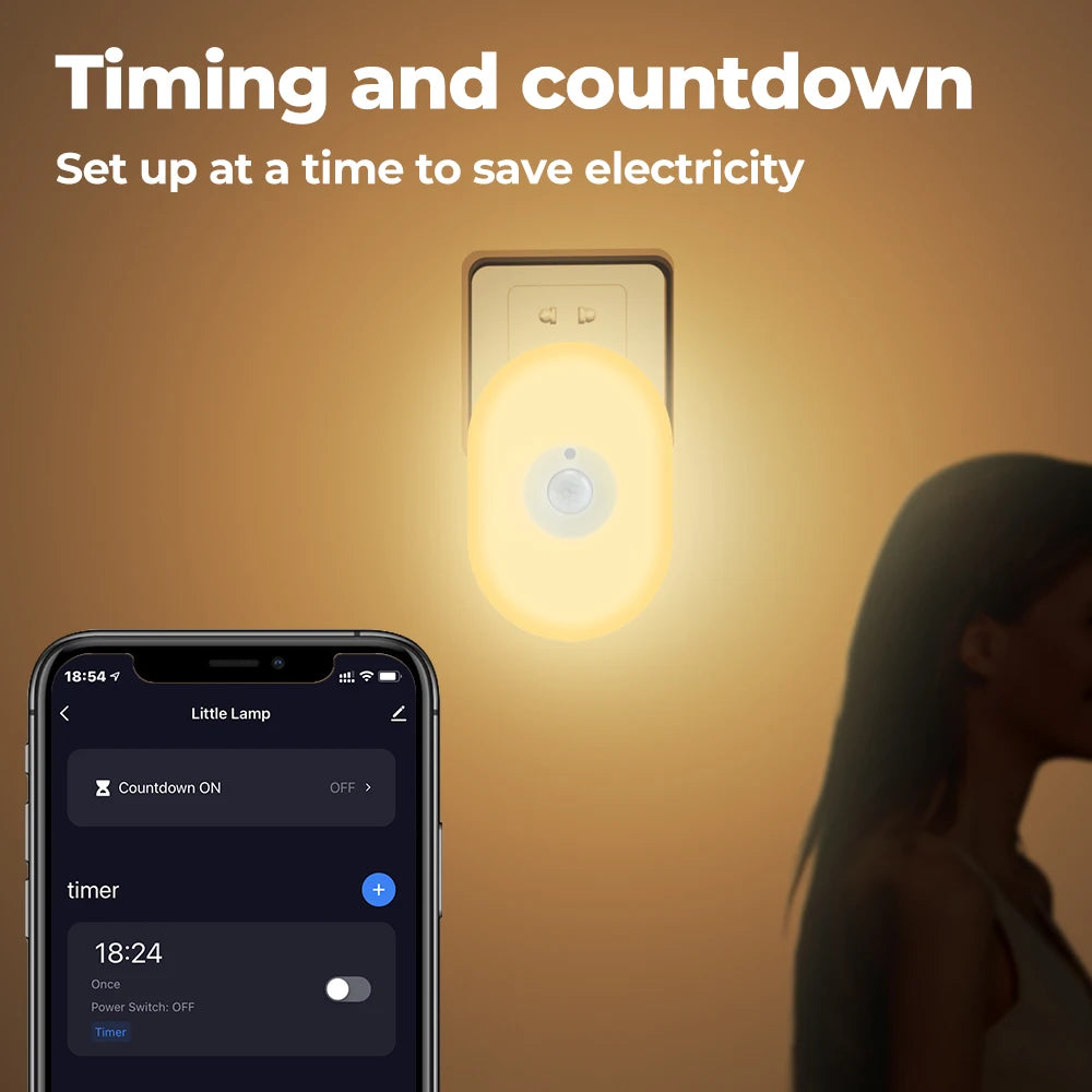 Smart WiFi Night Light with App Control