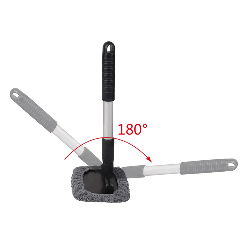 180° Telescopic Car Wash Brush – Long Handle Window Cleaner