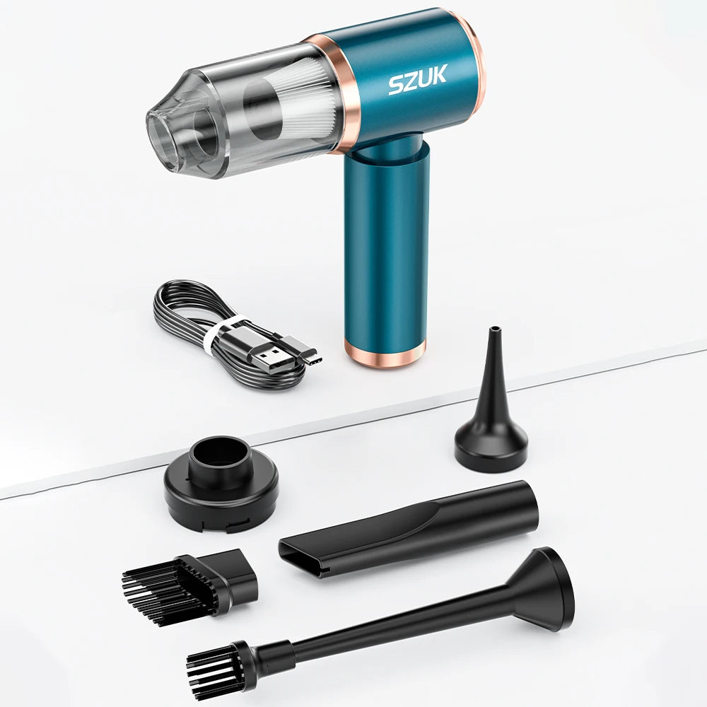 Wireless Mini Car Vacuum Cleaner – Strong Suction