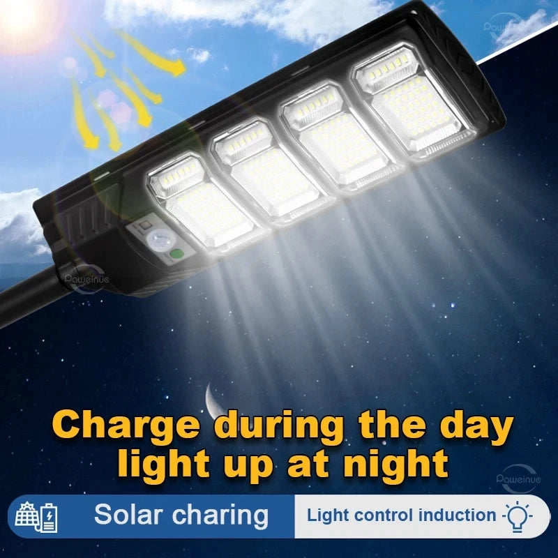 Outdoor Solar LED Garden Light with Motion Sensor
