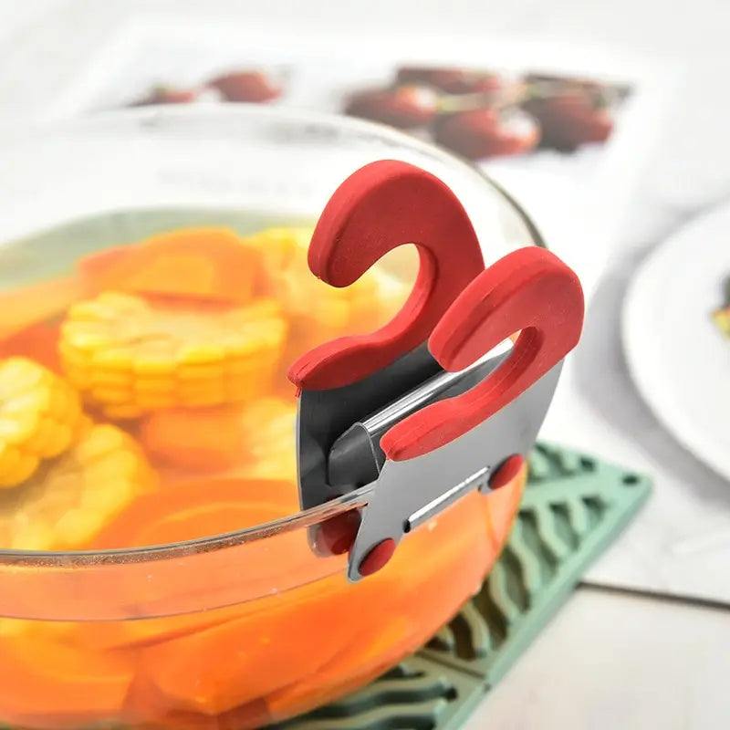 Stainless Steel Pot Clip – Spoon Rest & Anti-Scald Holder