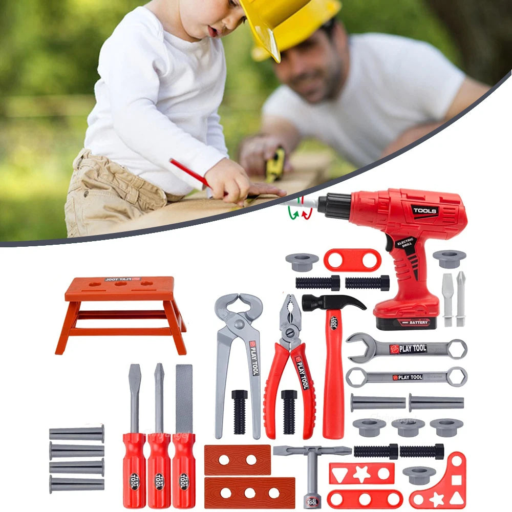 38/41pcs Kids Tool Set – Build, Fix & Pretend Like a Pro!
