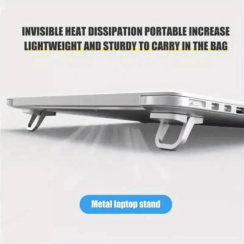 2-Pack Aluminum Laptop Stands – Ergonomic & Portable