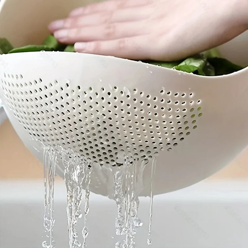 Multi-Purpose Rice & Veggie Drain Basket Sieve