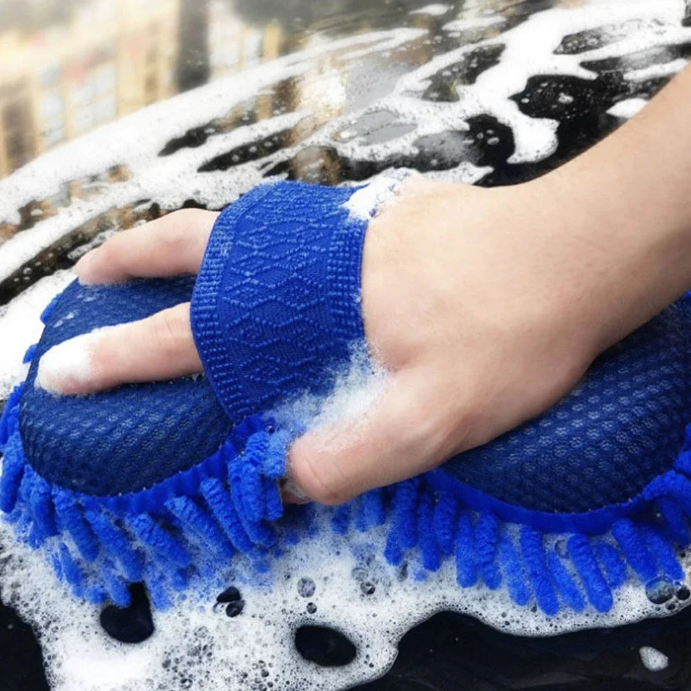 Microfiber Car Wash Sponge Cleaning Pad