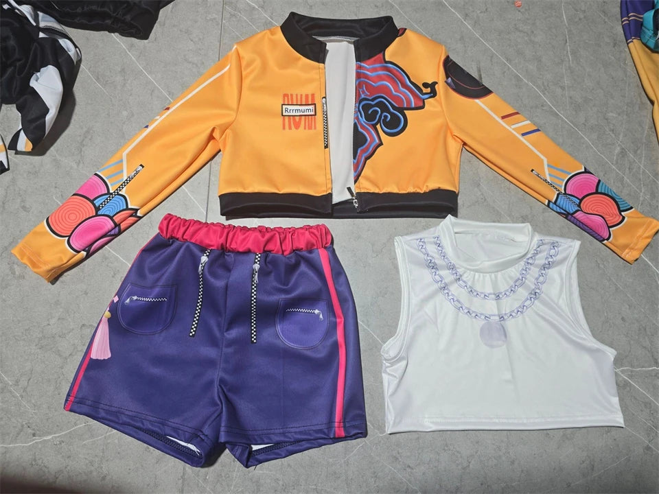 KPop Demon Hunters Cosplay Costume for Girls – Halloween Outfit