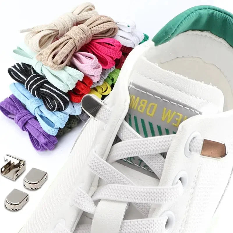 No-Tie Elastic Shoelaces for Kids & Adults - Clickilix