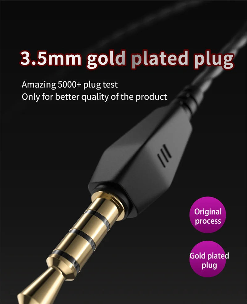 QKZ AK6 HiFi Wired Earphones with Mic