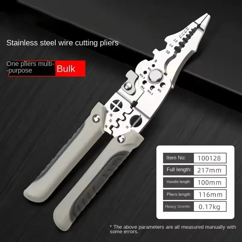 Multi-Functional Electrician Pliers – Wire Stripping & Splitting Tool