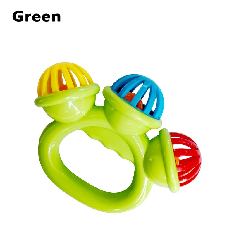 1-4PCS Baby Hand Rattle Ball Sensory Toys