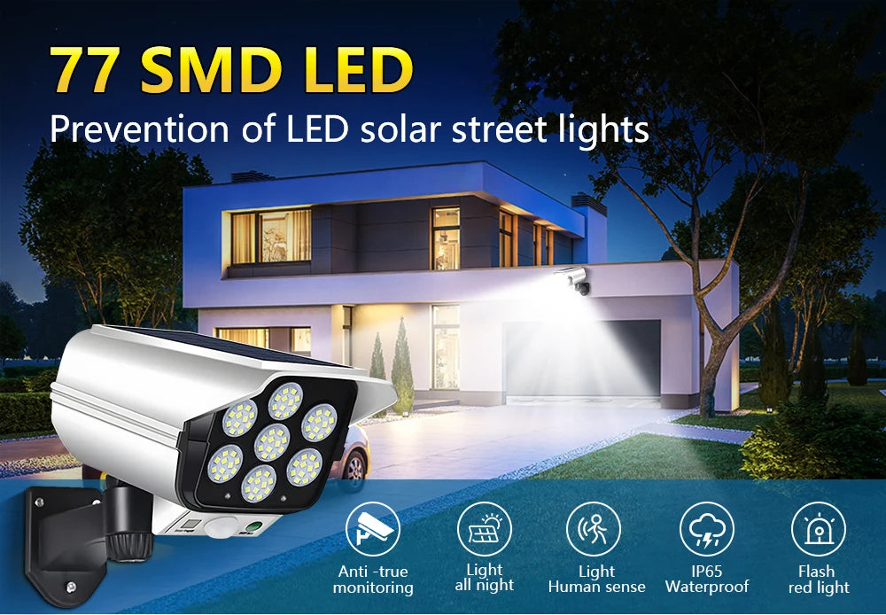 Smart Solar Wall Lamp with Motion Sensor