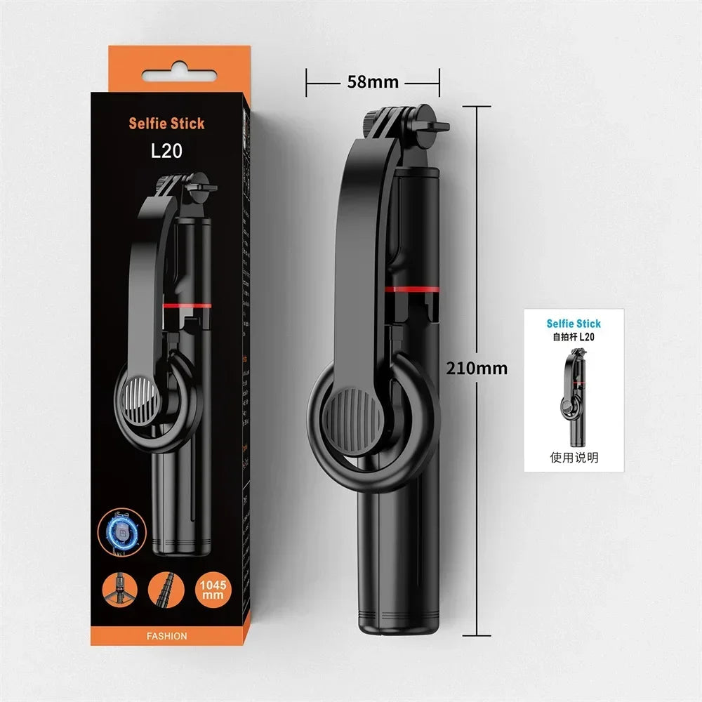 Magnetic Mini Selfie Stick Tripod – Pocket-Sized, Pro-Level Shots!