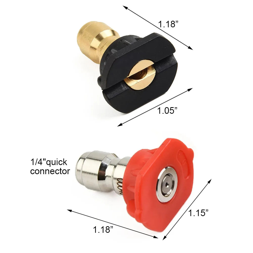 5pc Quick-Connect Pressure Washer Nozzle Set
