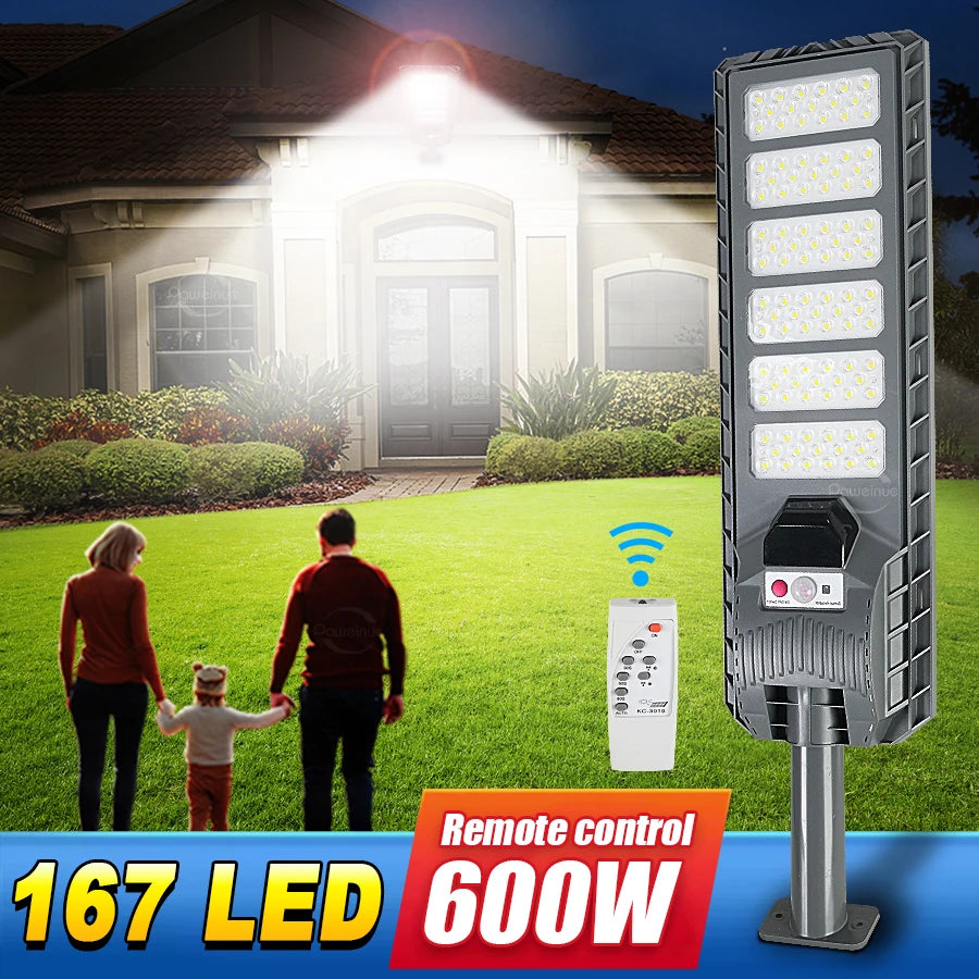600W Solar Motion Sensor Light Outdoor