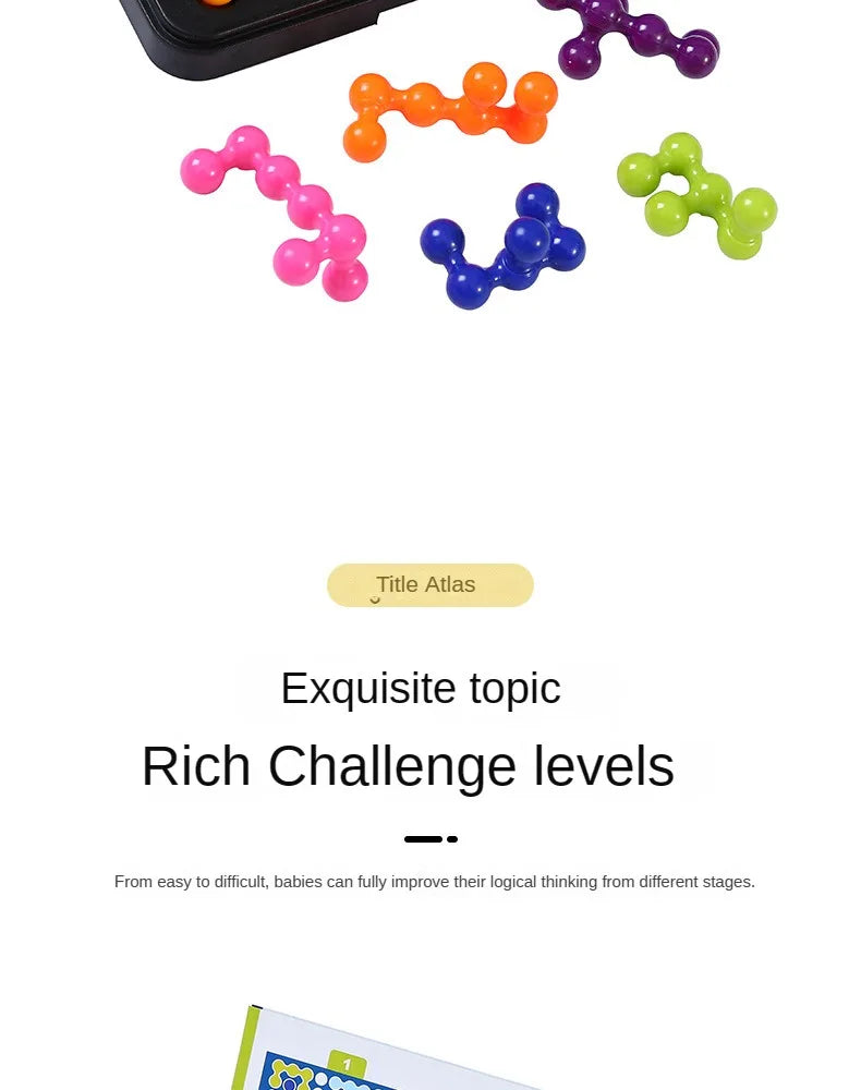 120 Challenges IQ 3D Puzzle Board Game – Classic Pyramid Brain Teaser 🧠🔺