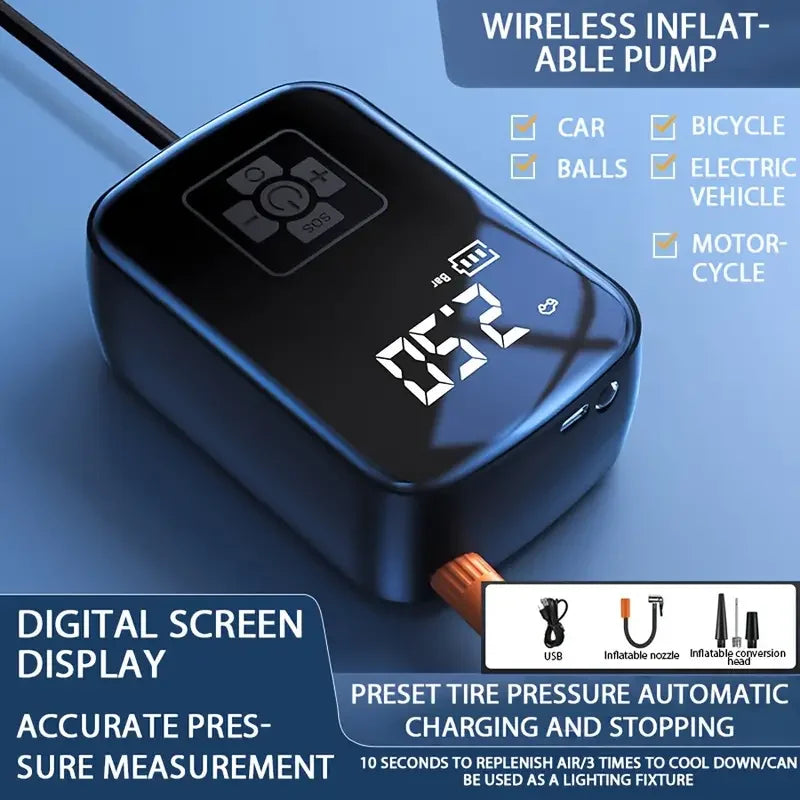 Wireless Car Air Compressor Air Pump
