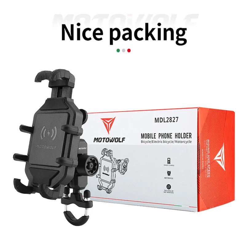 Motorcycle Wireless Charging Phone Mount