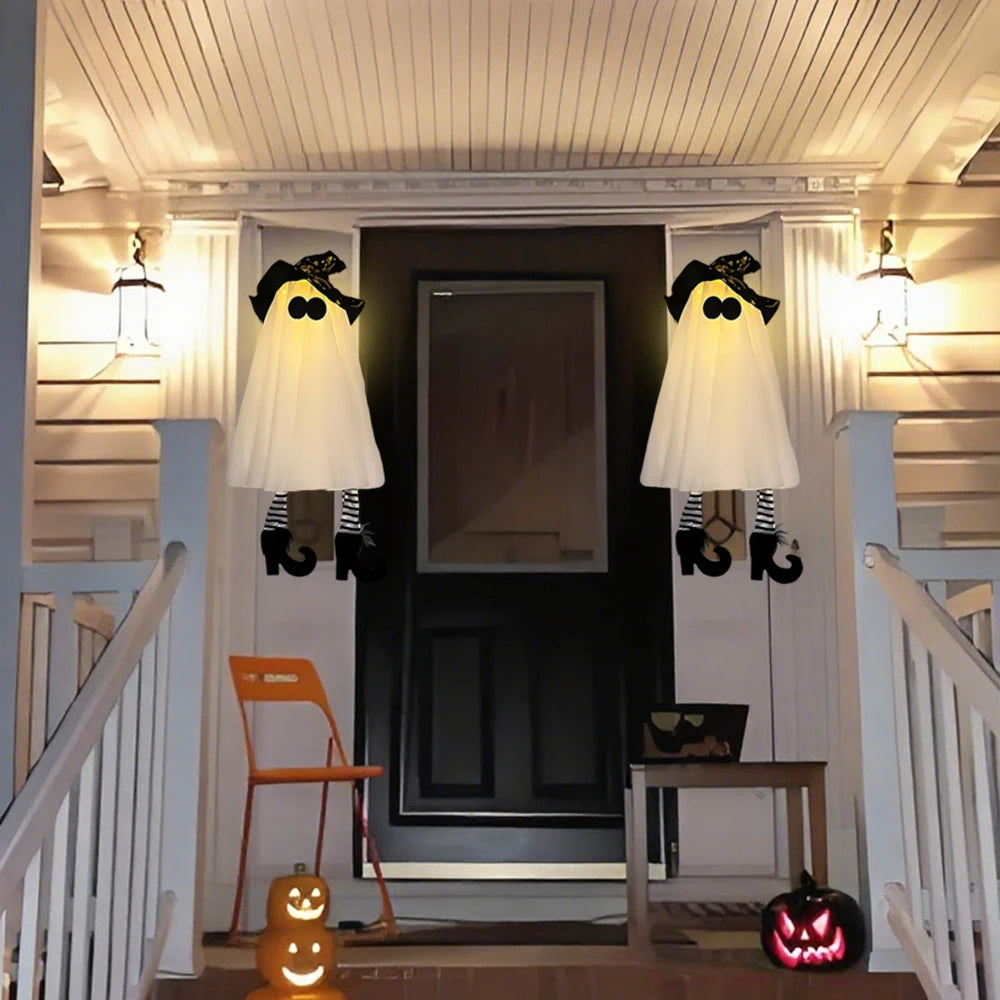 LED Light Up Witch Ghost Hanging Decoration