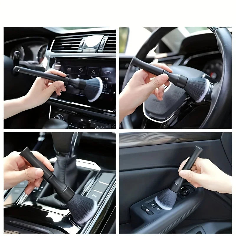 Soft Bristle Car Detailing Brush – Gentle Cleaning, Pro Results!