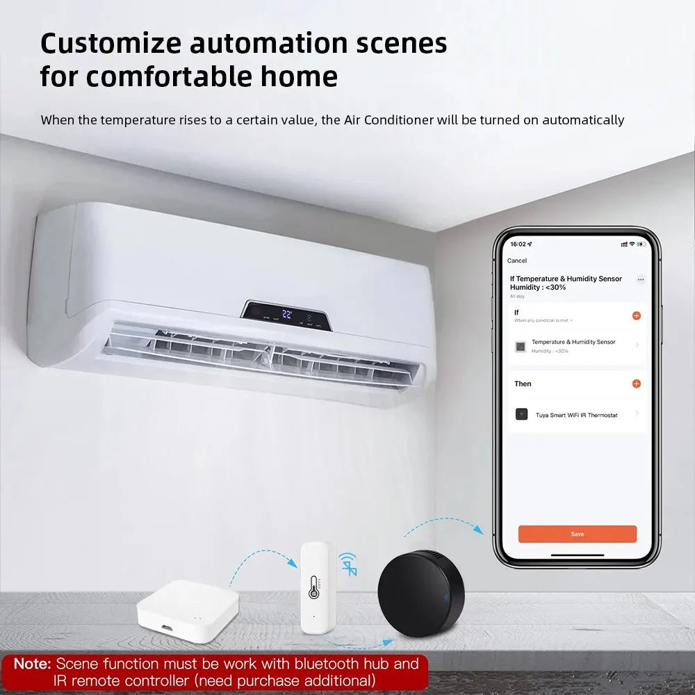 Tuya Bluetooth Temperature & Humidity Sensor - Clickilix