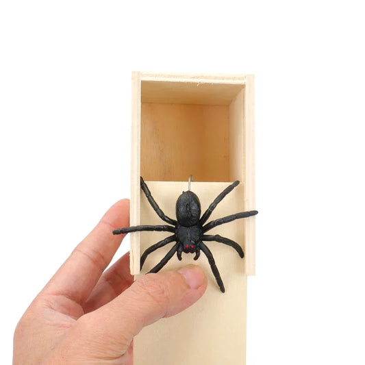 Spider Jump Scare Prank Box – Funny Gag Toy